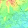 Mapa topográfico South Cerney, altitud, relieve