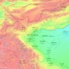 Mapa topográfico 克孜勒苏柯尔克孜自治州, altitud, relieve