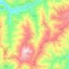 Mapa topográfico Torvizcón, altitud, relieve