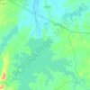 Mapa topográfico Itajá, altitud, relieve
