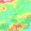 Mapa topográfico Tordelrábano, altitud, relieve