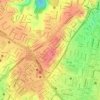 Mapa topográfico Zona 8, altitud, relieve
