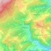 Mapa topográfico Siesbach, altitud, relieve