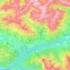 Mapa topográfico 05160, altitud, relieve
