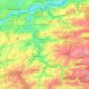 Mapa topográfico 59680, altitud, relieve