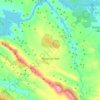 Mapa topográfico Mesas de Ibor, altitud, relieve