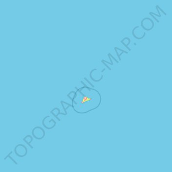 Mapa topográfico Isla de Pascua, altitud, relieve