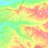 Mapa topográfico La Victoria, altitud, relieve