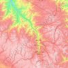 Mapa topográfico Río Tulumayo, altitud, relieve