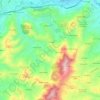 Mapa topográfico Turi, altitud, relieve