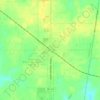 Mapa topográfico Sunman, altitud, relieve