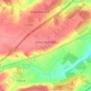 Mapa topográfico Clairy-Saulchoix, altitud, relieve