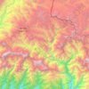 Mapa topográfico मनाङ, altitud, relieve
