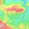 Mapa topográfico Pinget, altitud, relieve