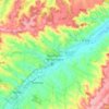 Mapa topográfico Beaumont-de-Lomagne, altitud, relieve