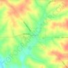 Mapa topográfico La Motte, altitud, relieve