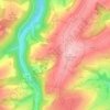 Mapa topográfico Hockweiler, altitud, relieve