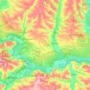 Mapa topográfico Лиманська міська громада, altitud, relieve