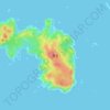 Mapa topográfico 聟島, altitud, relieve