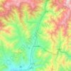 Mapa topográfico Swat River, altitud, relieve