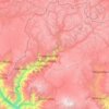 Mapa topográfico Reserva da paisagem da sub-bacia do Cotahuasi, altitud, relieve