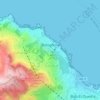 Mapa topográfico Bologhine ⴱⵓⵍⵓⵖⵉⵏ بولوغين, altitud, relieve