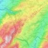 Mapa topográfico 88175, altitud, relieve