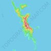 Mapa topográfico 母島, altitud, relieve