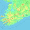 Mapa topográfico Munster, altitud, relieve