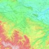 Mapa topográfico Apfelstädt, altitud, relieve