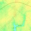 Mapa topográfico Beauvois-en-Vermandois, altitud, relieve