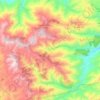 Mapa topográfico Chakran, altitud, relieve
