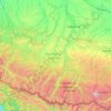 Mapa topográfico Карачаево-Черкесия, altitud, relieve