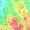Mapa topográfico Mietingen, altitud, relieve