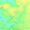 Mapa topográfico Bouvincourt-en-Vermandois, altitud, relieve