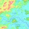 Mapa topográfico Osório Bersot, altitud, relieve