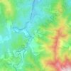 Mapa topográfico Omessa, altitud, relieve