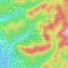 Mapa topográfico посёлок базы отдыха "Ласточка", altitud, relieve