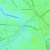 Mapa topográfico Río Nuevo, altitud, relieve