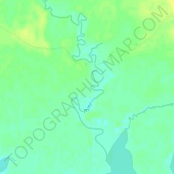 Mapa topográfico Терез, altitud, relieve