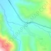 Mapa topográfico Yanama, altitud, relieve