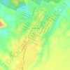 Mapa topográfico Altamirano, altitud, relieve