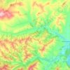 Mapa topográfico Каянча, altitud, relieve