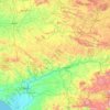 Mapa topográfico Sierra Morena, altitud, relieve