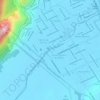 Mapa topográfico Rio Sarapuí, altitud, relieve