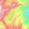 Mapa topográfico Refuge de Migouélou, altitud, relieve