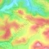 Mapa topográfico Zippori, altitud, relieve