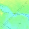 Mapa topográfico Río Sauce Grande, altitud, relieve