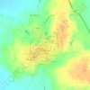 Mapa topográfico Yataity del Guairá, altitud, relieve