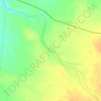 Mapa topográfico Barcoo River, altitud, relieve